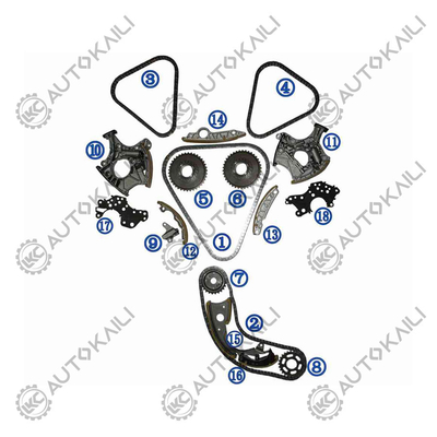 Timing Chain Kit For AUDI/VW AUDI A6 4F2,C6 2.4 2393CC 133KW 177PS 2004.5-2008.10 06E109229F 106L