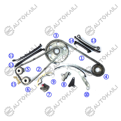Timing Chain Kit For NISSAN YD25DDTI  CABSTAR/NAVARA/PICKUP /PRESAGE/SEWENA   DOHC 16V 2.5L 2002.3-2008.9  PICK UP (D22) 2.5 Di 2488CC YD25DDTI 2002.3   PICKUP POWER(BHP)133 (KW)98