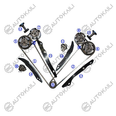 Timing Chain Kit For FORD 302CU. IN. V8 GAS DOHC Petrol Coyote 5.0L  13-15