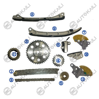 Plastic PA66 / PA46 Timing Chain Kit For MAZDA CX-5 KF Diesel SHY6 2.2L 17-18