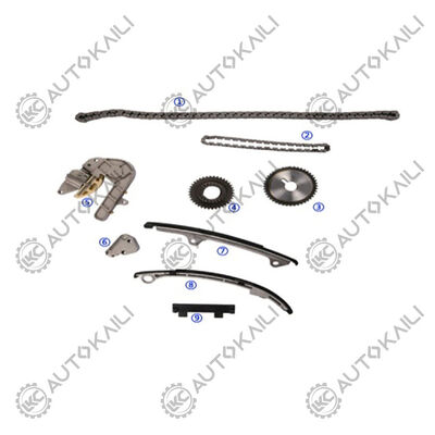 Plastic PA66 / PA46 Timing Chain Kit For NISSAN Altima GAS DOHC  Petrol QR25DE  2.5L  02-06