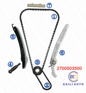 Timing chain kit for BENZ C200 C300 E200 A180 B180 A260 CLA180 CLS GLA200 GLA260 Engine M274 M270 1.6T/2.0T 0009933978