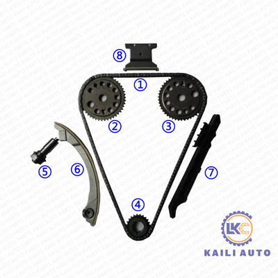Timing chain kit for GM/CHEVROLET/BUICK/Cadillac 2.0-A 2.4-B Cobalt HHR Equinox Malibu Hybrid 24461834 148L 12608580