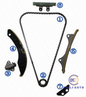 Timing chain kit for HYUNDAI/KIA i10 i10 Grand i20 i20 ELITE KIA RIO SALOON PICANTO Engine G4LA 1.2L  24321-03010 9*160L
