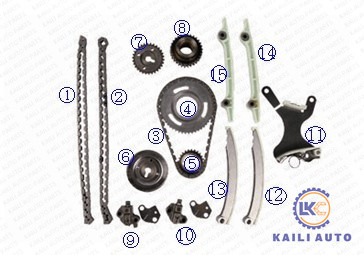 53020779 53020778 4.7 Liter DODGE Engine Timing Chain Dakota Durango Ram 1500 106L