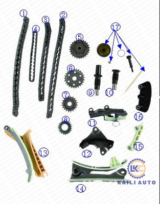 Timing chain kit for FORD 4.0 -E K,N Explorer Mustang Ranger YU2Z6268BA 8*78L XU3Z6K254BA
