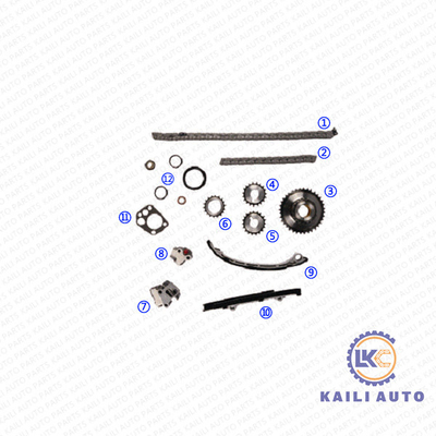 KA24DE 2.4L Timing Chain Assembly For NISSAN Altima Frontier 13028-9E000 92L 13028-9E010 48L