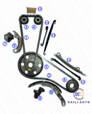 MURANO II NP300 NAVARA NISSAN Engine Timing Chain Platform Chassis PATHFINDER III YD25 13028-EB70A 94L 13070-4KV0A