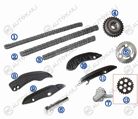Timing Chain Kit For BMW 325d/330d 430d/435d 530d/535d/525d 640d 730d/740d/750d 3.0L N57 07-16 11318572503 86L