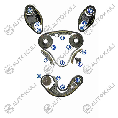 Timing Chain Kit For AUDI/VW AUDI A4 B8(8K2) CAPA/CCLA/CCWA 3.0T 07-12 059109229J 106L