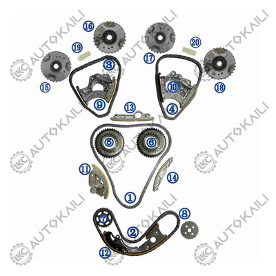 Timing Chain Kit For AUDI/VW CALA/CALB AUDI A4L QUATTRO 195KW 3.2FSI 07-10/A5 8T3  Quattro 195KW 3.2L 06E109465BC 108L