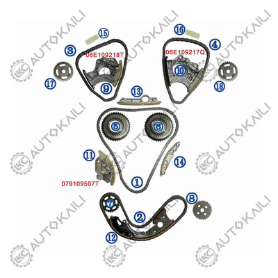 Timing Chain Kit For AUDI / VW S5 8F7 CAKA 245KW 3.0T 08-11 06E109465BC 108L
