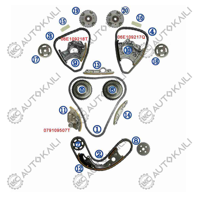 Timing Chain Kit For AUDI / VW S5 8F7 CAKA 245KW 3.0T 08-11 06E109465BC 108L