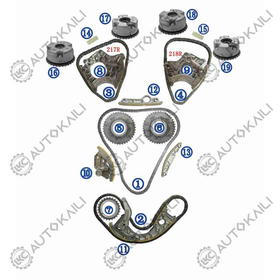 Timing Chain Kit For AUDI A8 (4E8) BVJ 257KW 4.2FSI 07-10