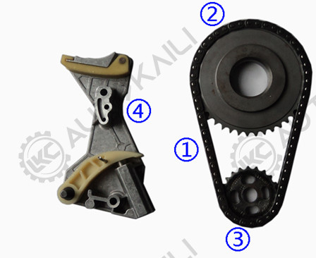 Timing Chain Kit For Audi A4 A6 2.0TDI Oil Pump Chain Tensioner Kit