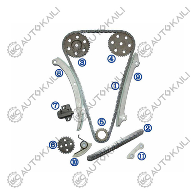 Plastic PA66 / PA46 Timing Chain Kit For FORD FOCUS 2.0L 121CID DURATEC DOHC 16V L4 2005-2011