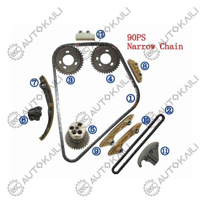 Plastic PA66 / PA46 Timing Chain Kit For  TRANSIT 2.0 TDCi 04-06