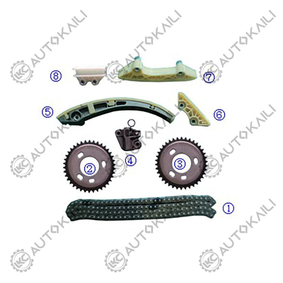 Plastic PA66 / PA46 Timing Chain Kit For FORD TRANSIT TDCi Diesel V.184 90/75 2.0T 04-06