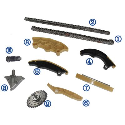 Plastic PA66 / PA46 Timing Chain Kit For Ranger Rover Evoque Petrol PT204 2.0T 17-18