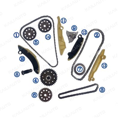 Plastic PA66 / PA46 Timing Chain Kit For Defender Diesel AJ20D6 3.0T 20-