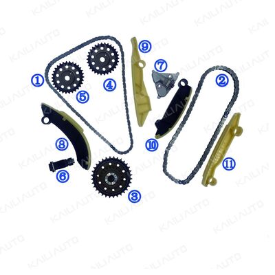 Plastic PA66 / PA46 Timing Chain Kit For Defender Diesel AJ20D6 3.0T 20-