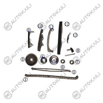 Plastic PA66 / PA46 Timing Chain Kit For Pick-up  Petrol G54B 2.6L 86-90