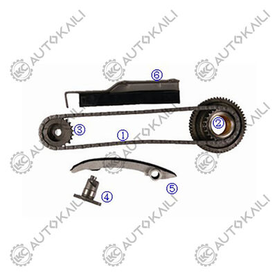 Plastic PA66 / PA46 Timing Chain Kit For L200 4WD Diesel 4M40T 2.8L 03-06