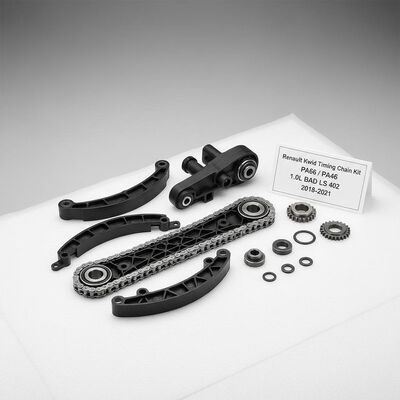 Plastic PA66 / PA46 Timing Chain Kit For Renault Kwid 12V Petrol B4D LS 402 1.0L 18-21