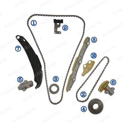 Plastic PA66 / PA46 Timing Chain Kit For Santa Fe G4KM/G4KN 2.5T 24-