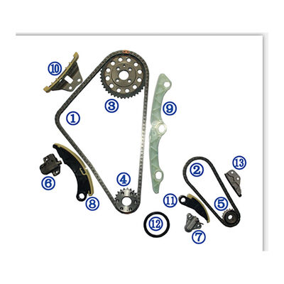 Plastic PA66 / PA46 Timing Chain Kit For MAZDA 3 Sky Active Diesel 2.2L 13-16