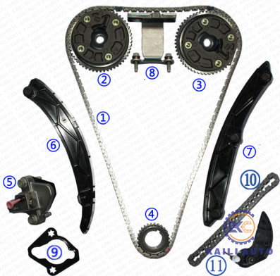 Timing chain kit for GM/CHEVROLET/BUICK/Cadillac MALIBU SPARK VOLT Lacross VERANO 12636521 9*178 12636527