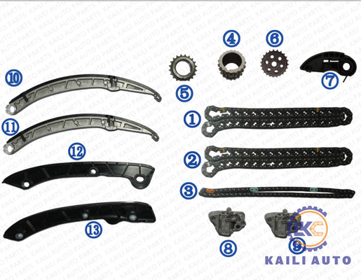 Timing chain kit for LAND ROVER/JAGUAR LR4 HSE Range rover sport discovey F-FACE XF XE F-TYPE 3.0T V6 GAS LR032048 5*140