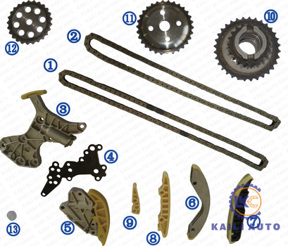 Timing chain kit for VW Beetle  Jetta Rabbit 2.5L S L5 GAS 06-08 07K109120A  94L 07K109231A 84L