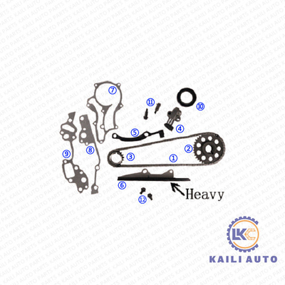Timing chain kit for TOYOTA HEAVY 13506-35030 96L 13540-35010