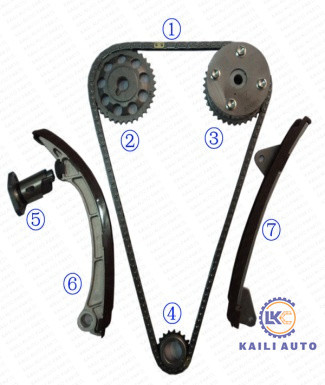 TOYOTA Celica Corolla Timing Chain Kit With VVT Engine T22 ZZT23 E12U 1.8L 13506-22030 130L