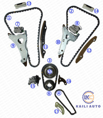 Timing chain kit for BENZ GL450 E400 C350 ML350 C300 GLK350 Engine M276.821 V6 3.0T/3.5T GAS A2760502416 A0009931378